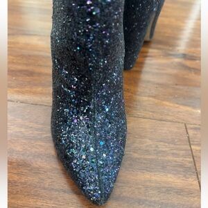 ALDO Ankle Boots Black with multi color sparkles